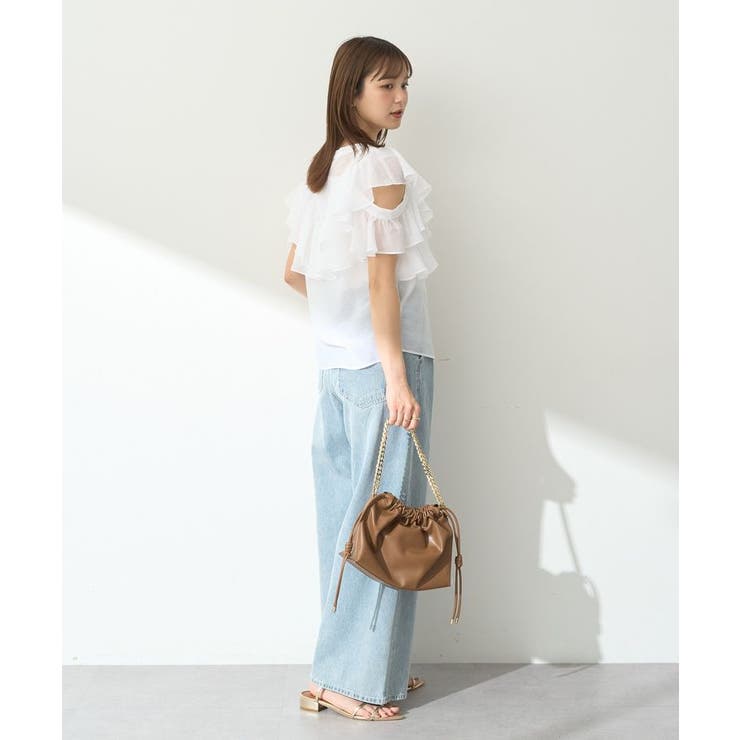 2WAYフリルブラウス | earth music&ecology  | 詳細画像23 