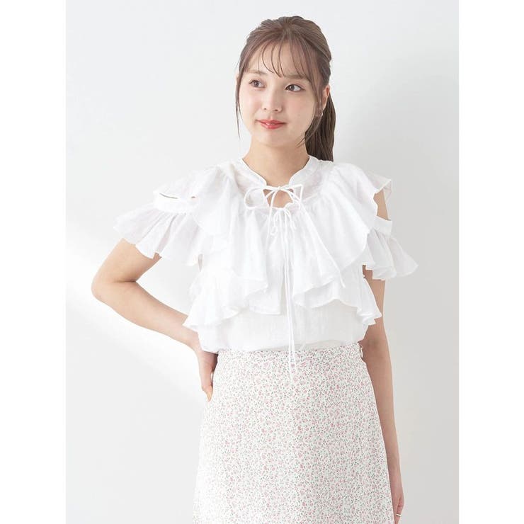 2WAYフリルブラウス | earth music&ecology  | 詳細画像31 