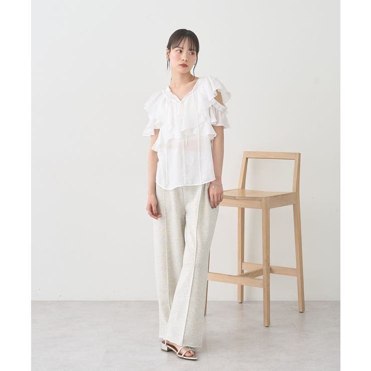 2WAYフリルブラウス | earth music&ecology  | 詳細画像40 