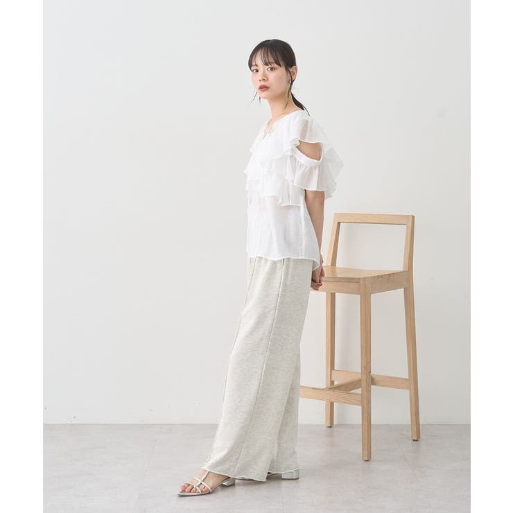 2WAYフリルブラウス | earth music&ecology  | 詳細画像41 