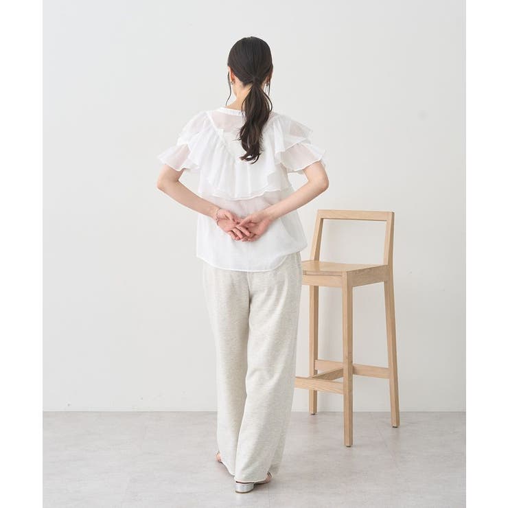 2WAYフリルブラウス | earth music&ecology  | 詳細画像42 