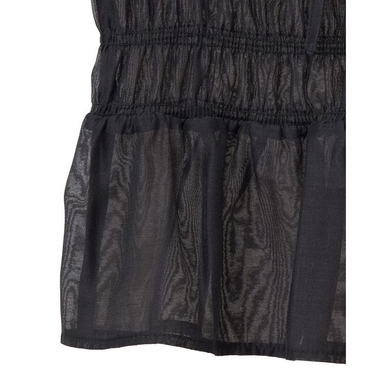 ダブルフリルノースリブラウス | earth music&ecology  | 詳細画像28 