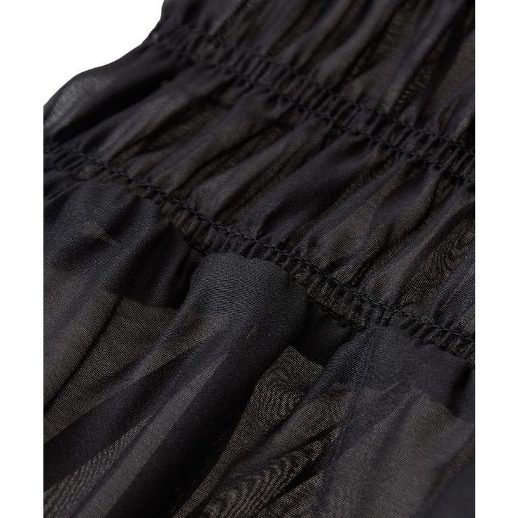 ダブルフリルノースリブラウス | earth music&ecology  | 詳細画像30 