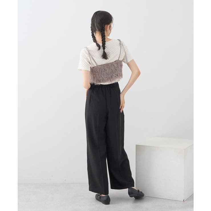 ラメミックスフェザービスチェ | earth music&ecology  | 詳細画像26 