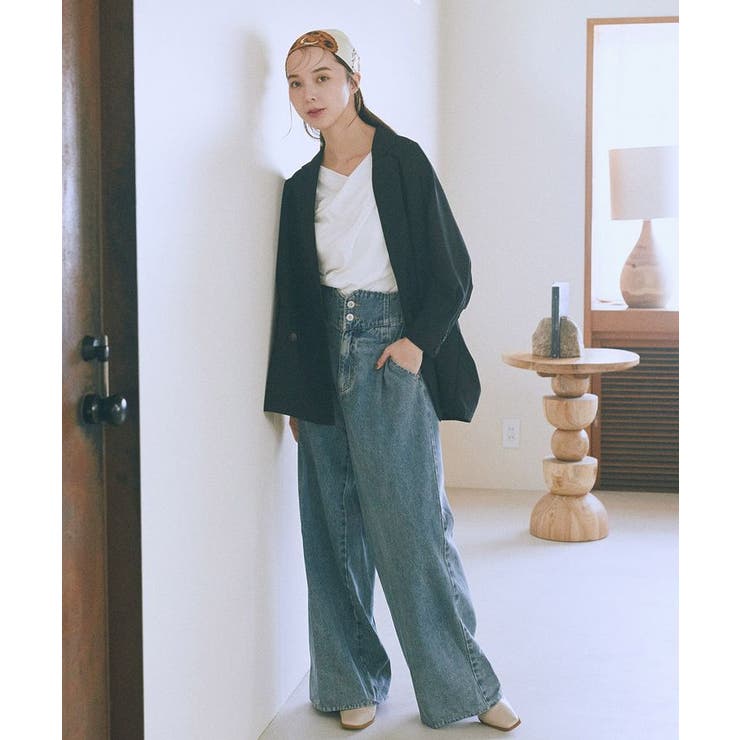 ドレープデザインカットソー | earth music&ecology  | 詳細画像11 