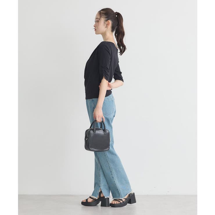 ドレープデザインカットソー | earth music&ecology  | 詳細画像15 