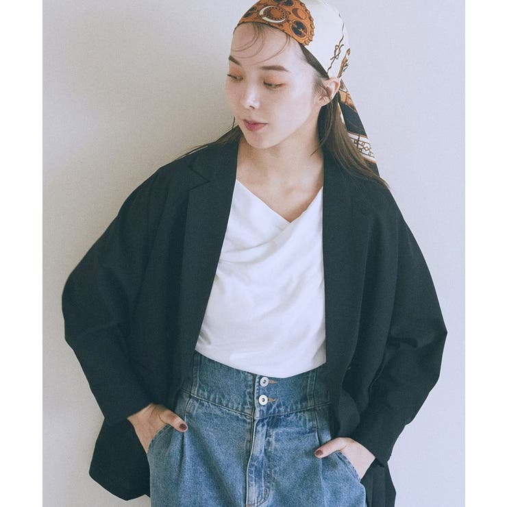 ドレープデザインカットソー | earth music&ecology  | 詳細画像9 