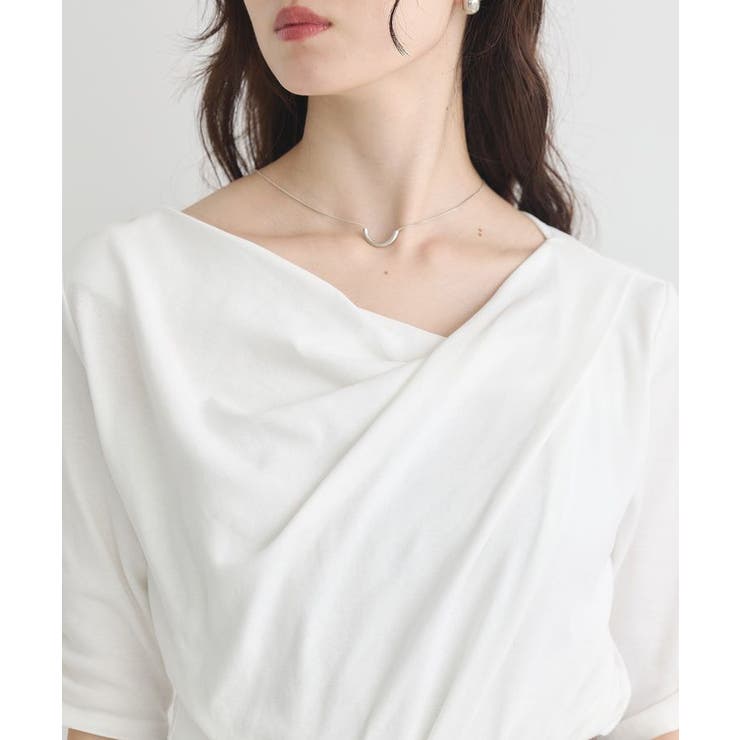 ドレープデザインカットソー | earth music&ecology  | 詳細画像22 