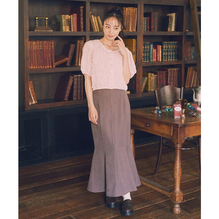 ミニフリルカットレースアンサンブル | earth music&ecology  | 詳細画像19 