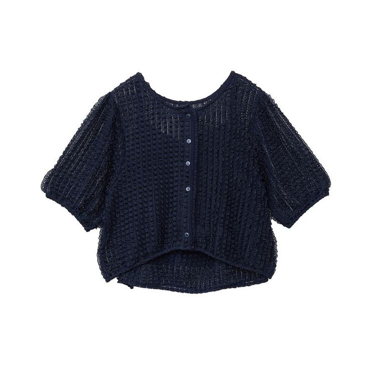 ミニフリルカットレースアンサンブル | earth music&ecology  | 詳細画像22 