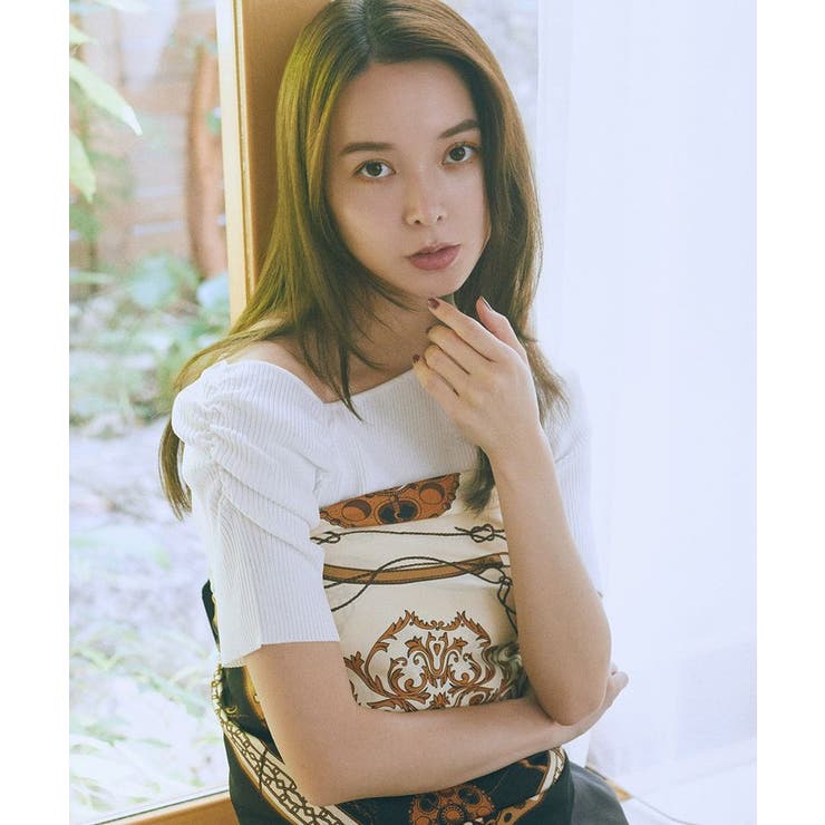 アシメネックリブニットプルオーバー | earth music&ecology  | 詳細画像12 