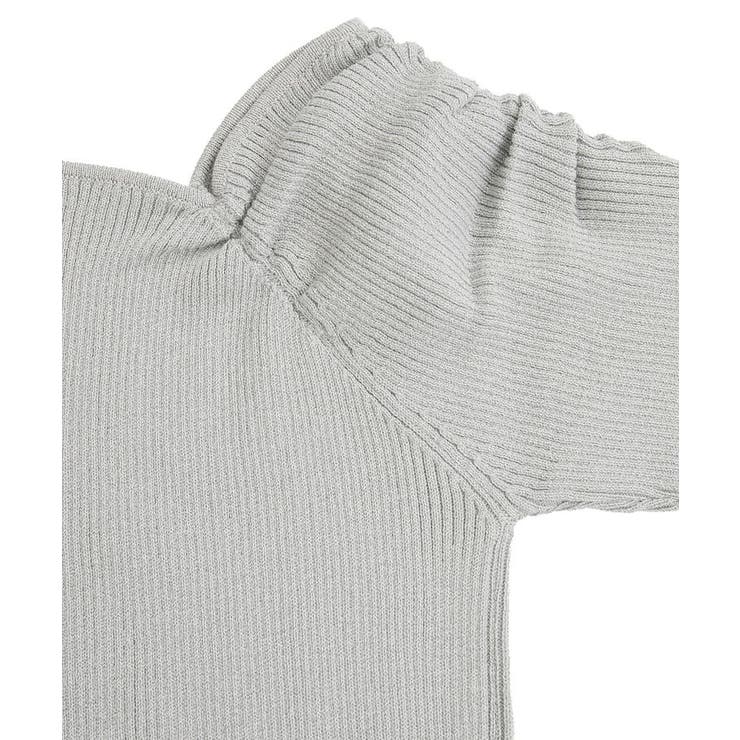 アシメネックリブニットプルオーバー | earth music&ecology  | 詳細画像28 