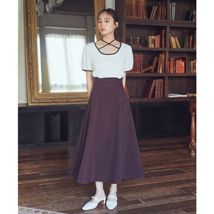 マルチウェイ配色リボンカットプルオーバー | earth music&ecology  | 詳細画像4 