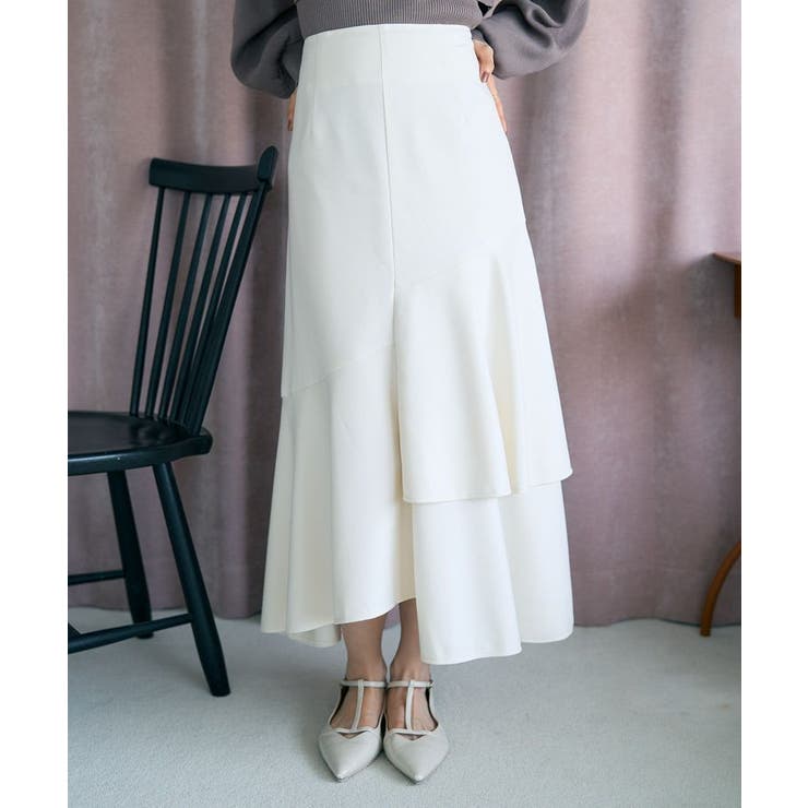 ティアードイレヘムスカート[品番：EMEW0050010]｜earth music&ecology