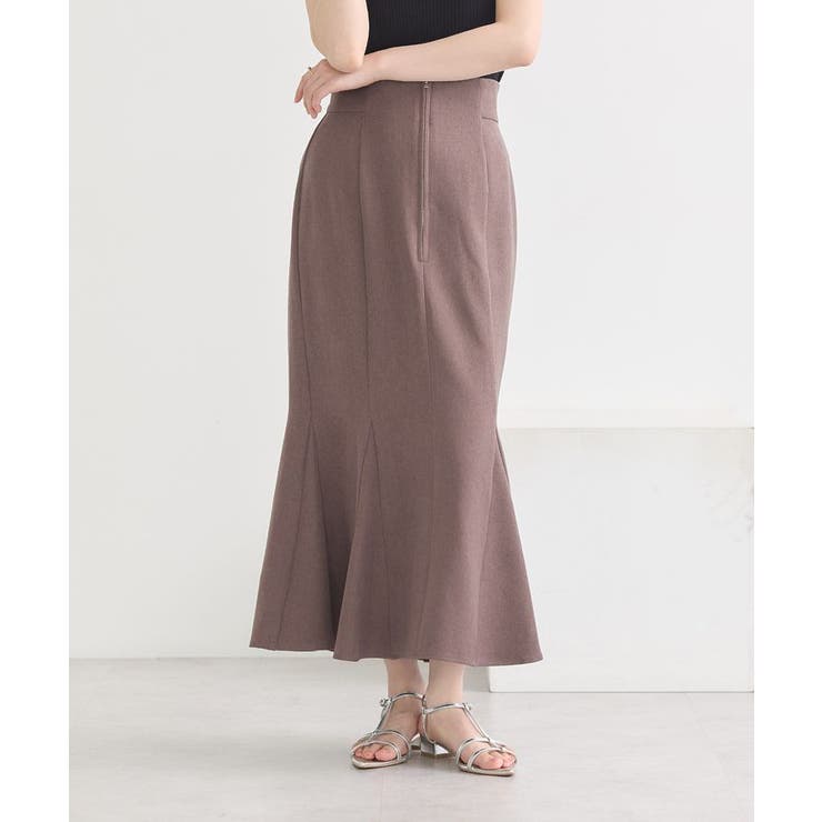 フロントジップマーメイドスカート | earth music&ecology  | 詳細画像16 