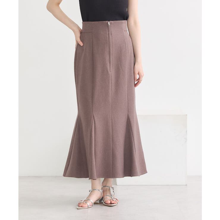 フロントジップマーメイドスカート | earth music&ecology  | 詳細画像17 