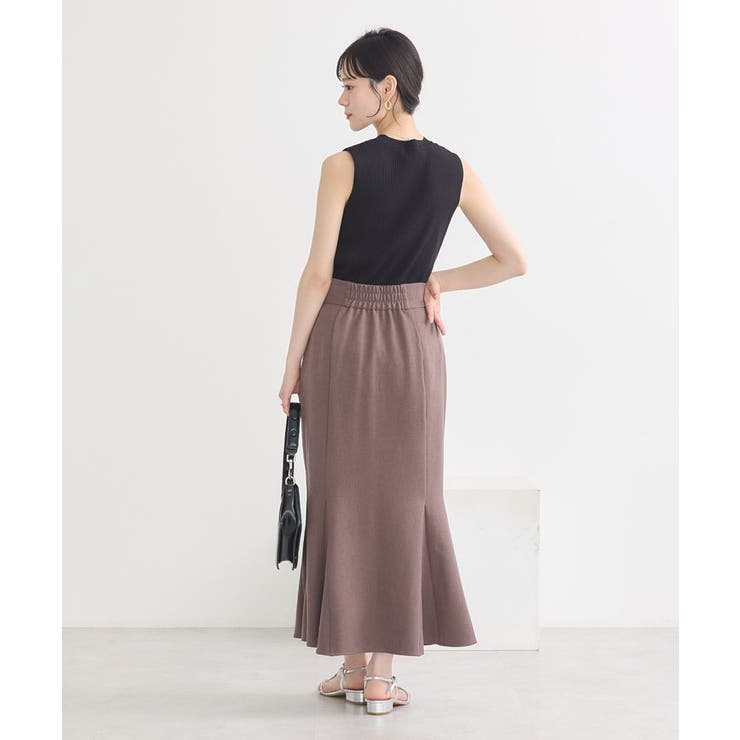 フロントジップマーメイドスカート | earth music&ecology  | 詳細画像20 