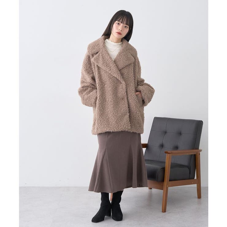 フロントジップマーメイドスカート | earth music&ecology  | 詳細画像21 