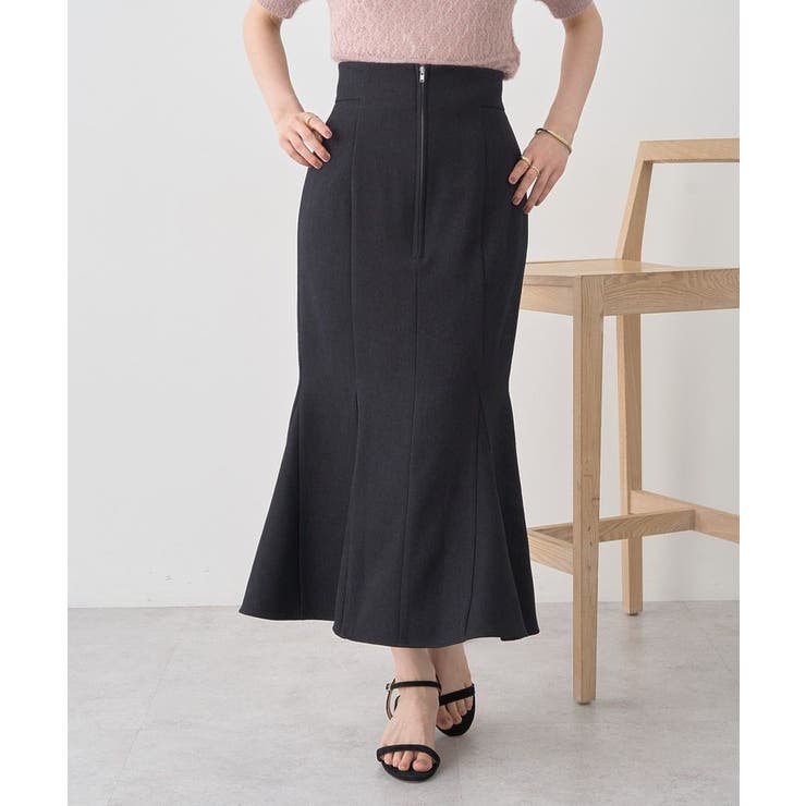 フロントジップマーメイドスカート | earth music&ecology  | 詳細画像25 