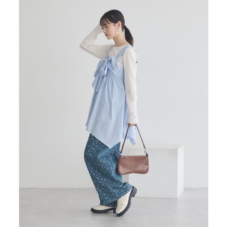 リボンイレヘムチュニック | earth music&ecology  | 詳細画像12 