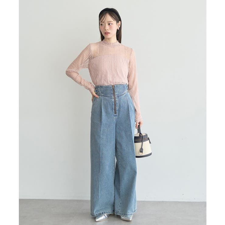 レースドッキングプルオーバー | earth music&ecology  | 詳細画像6 