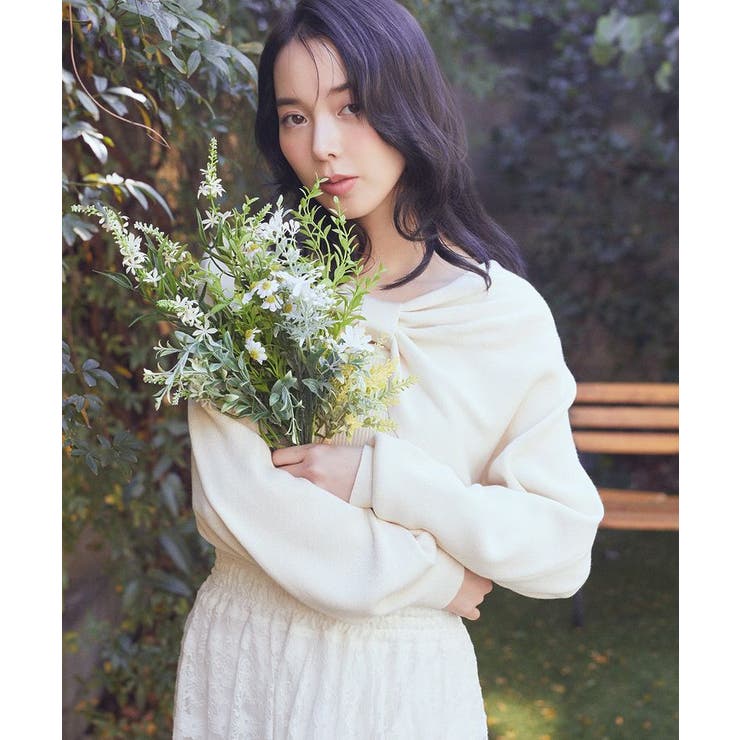 【WEB限定】リボンニットアンサンブル | earth music&ecology  | 詳細画像26 