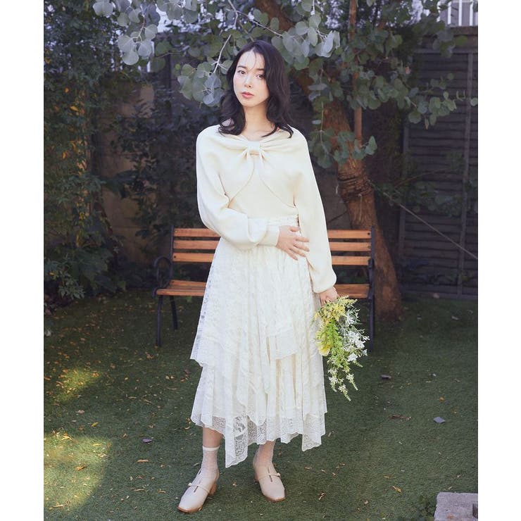 【WEB限定】リボンニットアンサンブル | earth music&ecology  | 詳細画像27 