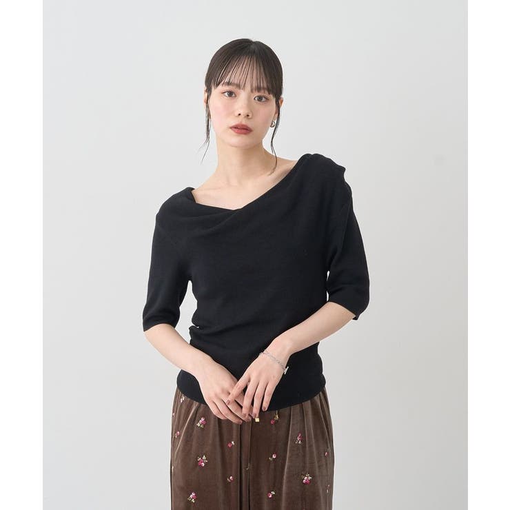 ドレープニットプルオーバー | earth music&ecology  | 詳細画像16 