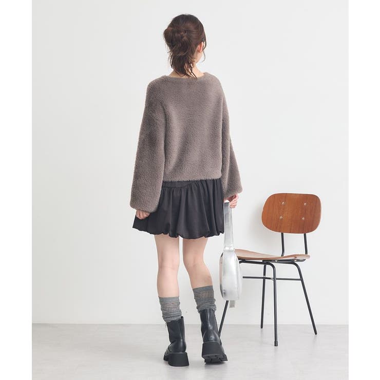 Wフェイスシャギープルオーバー | earth music&ecology  | 詳細画像15 