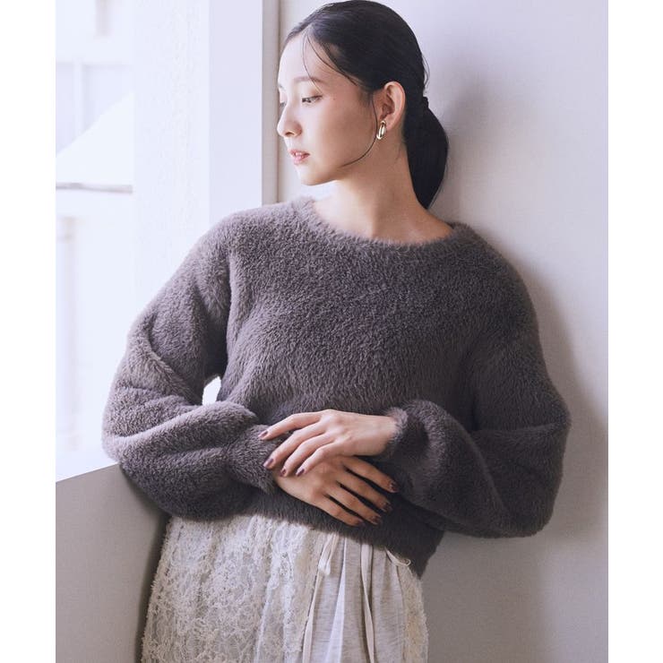 Wフェイスシャギープルオーバー | earth music&ecology  | 詳細画像2 