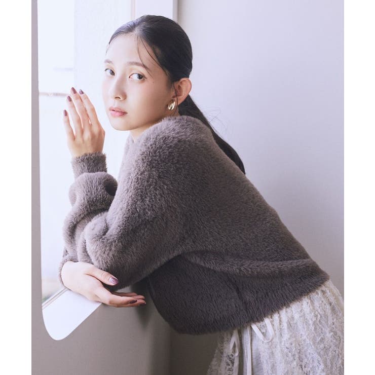 Wフェイスシャギープルオーバー | earth music&ecology  | 詳細画像3 