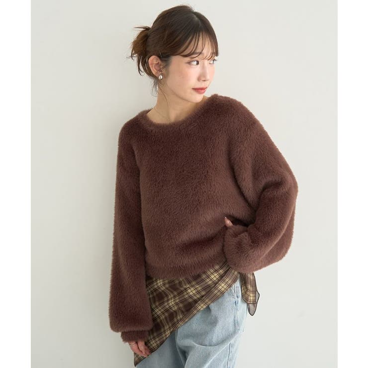 Wフェイスシャギープルオーバー | earth music&ecology  | 詳細画像20 