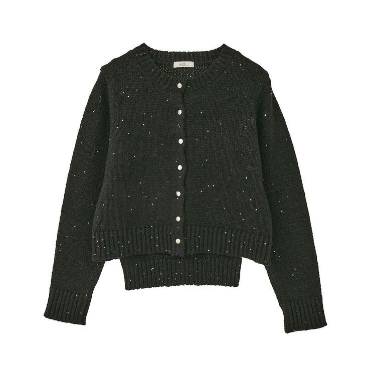 SET2点フラワースパンコールカーデ＋ビスチェ[品番：EMEW0050694