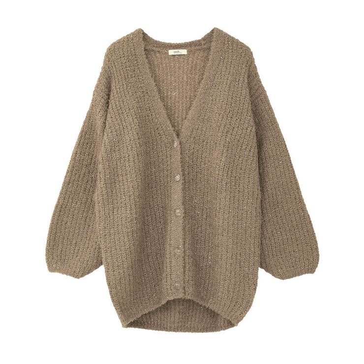 スパンコールブークレカーディガン | earth music&ecology  | 詳細画像36 