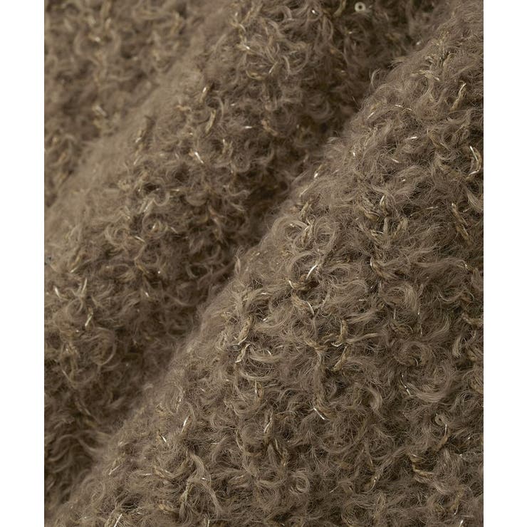 スパンコールブークレカーディガン | earth music&ecology  | 詳細画像31 