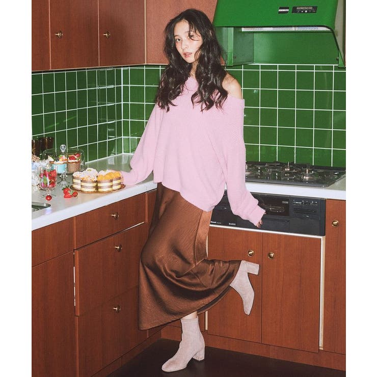 パウダーシャギー畦プルオーバー | earth music&ecology  | 詳細画像8 