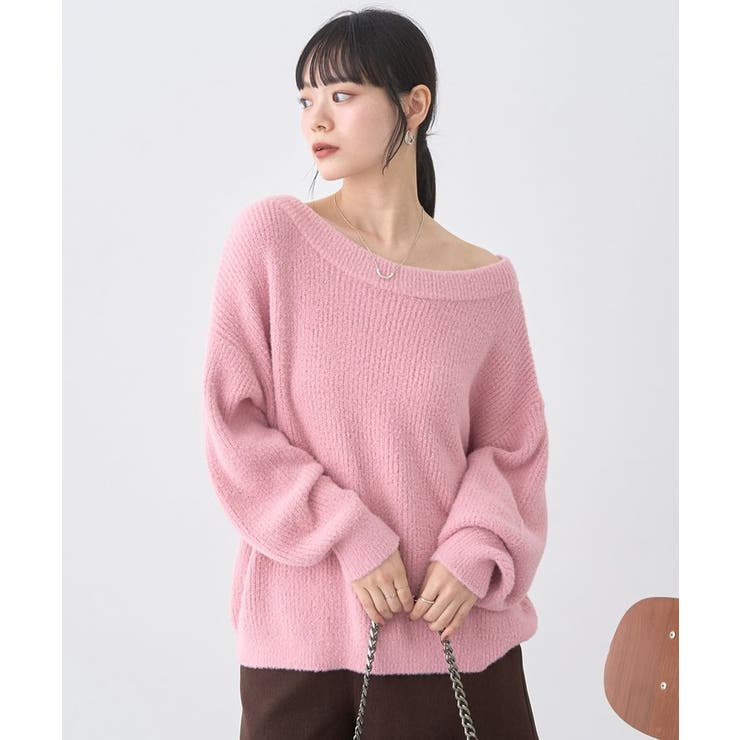 パウダーシャギー畦プルオーバー | earth music&ecology  | 詳細画像17 