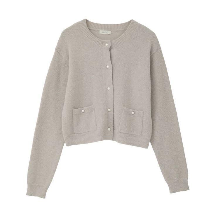 パウダーシャギークルーネックカーディガン | earth music&ecology  | 詳細画像50 