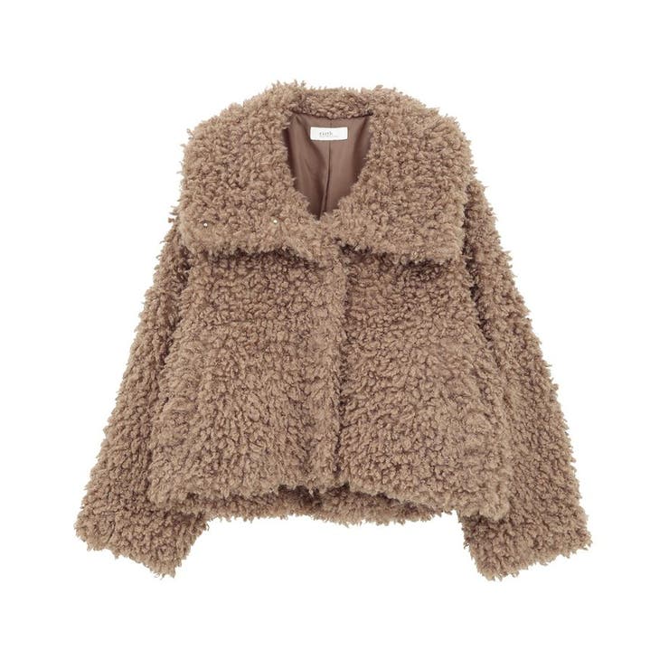 プードルファーショートブルゾン | earth music&ecology  | 詳細画像42 