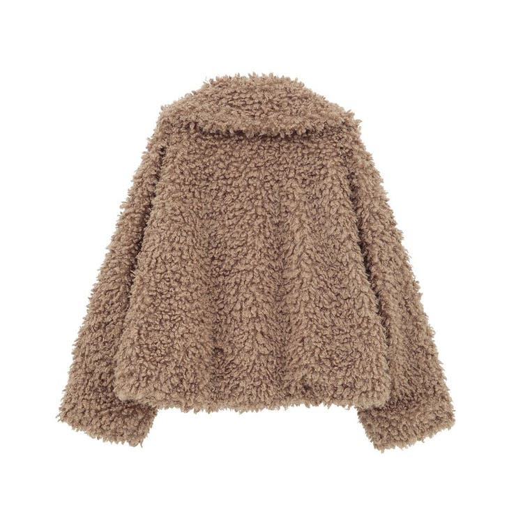 プードルファーショートブルゾン | earth music&ecology  | 詳細画像34 