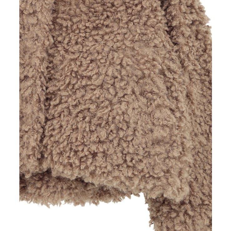 プードルファーショートブルゾン | earth music&ecology  | 詳細画像37 