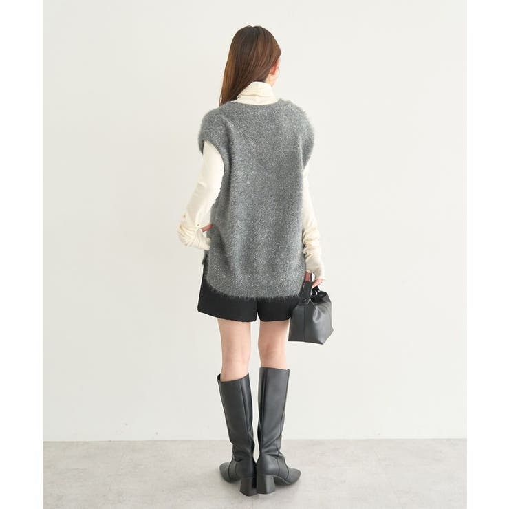 バックレースアップショートパンツ | earth music&ecology  | 詳細画像17 