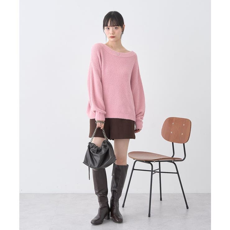 バックレースアップショートパンツ | earth music&ecology  | 詳細画像27 