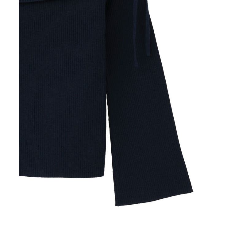 リボンギャザーオフショルニットプルオーバー | earth music&ecology  | 詳細画像23 