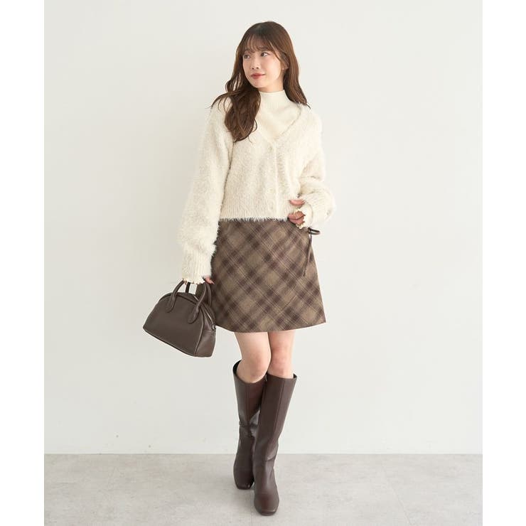 ミックスカラーラメニットカーディガン | earth music&ecology  | 詳細画像9 