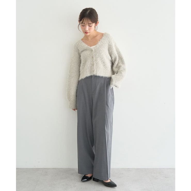 ミックスカラーラメニットカーディガン | earth music&ecology  | 詳細画像17 