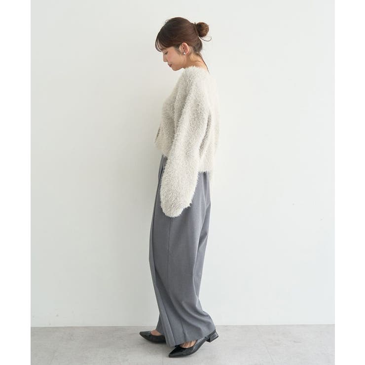 ミックスカラーラメニットカーディガン | earth music&ecology  | 詳細画像18 