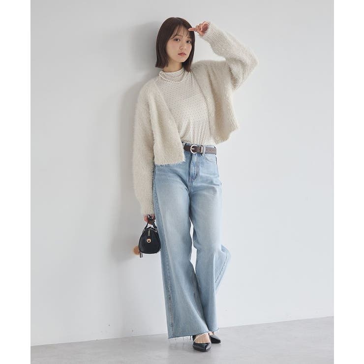 ミックスカラーラメニットカーディガン | earth music&ecology  | 詳細画像21 