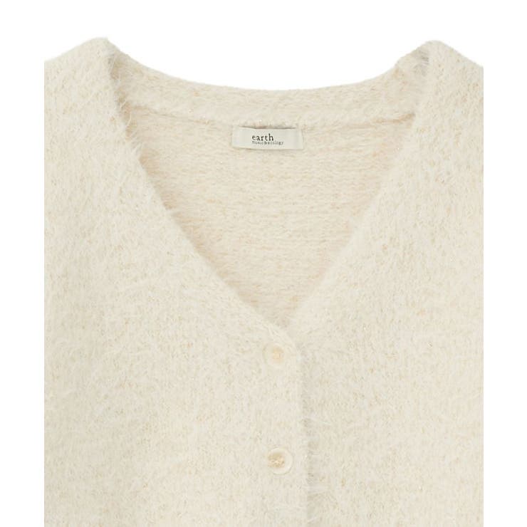 ミックスカラーラメニットカーディガン | earth music&ecology  | 詳細画像35 