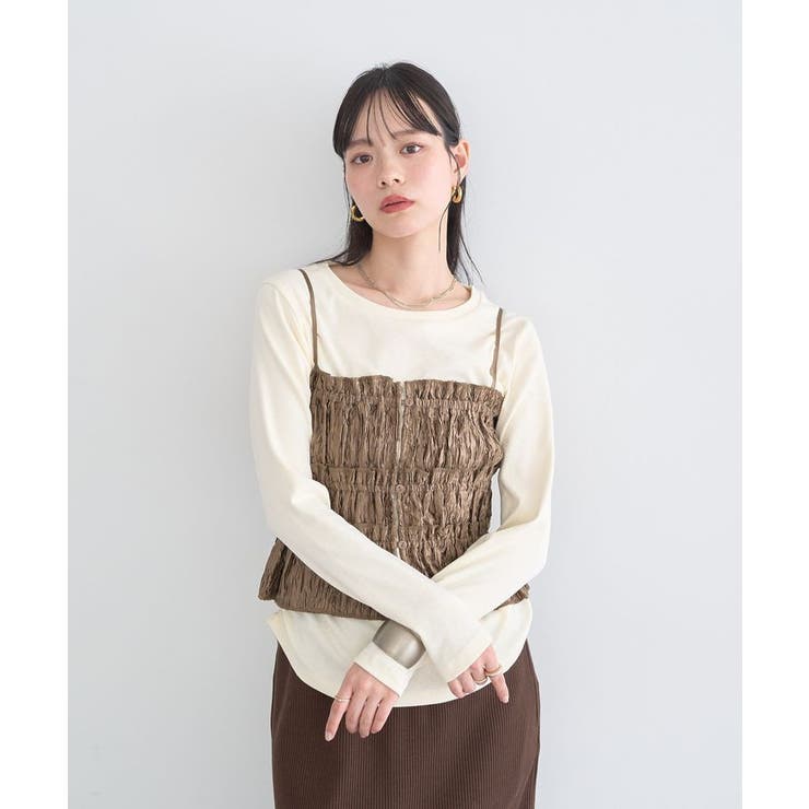 サイドギャザープルオーバー | earth music&ecology  | 詳細画像18 